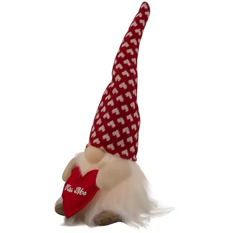 Valentines Day Decorations>Kirklands Home Tiny Hearts LED Kiss Me Valentine Gnome