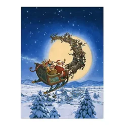Christmas Art & Wall Decor>Kirklands Home To All A Good Night Canvas Art Print