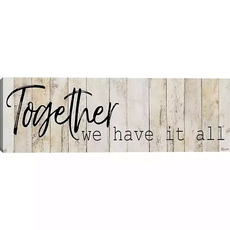 Kirklands Home Together Canvas Art Print Clearance