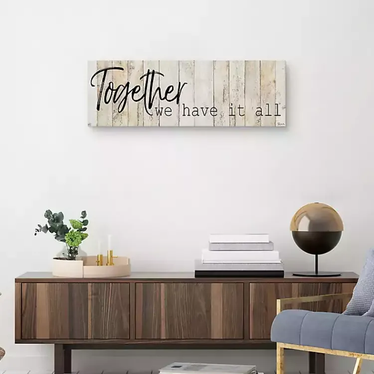 Kirklands Home Together Canvas Art Print Clearance