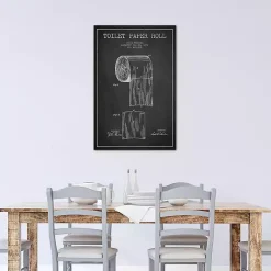 Kirklands Home Toilet Paper Patent Canvas Art Print, 18x26 in. New