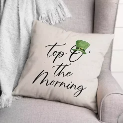 St Patricks Day Decorations>Kirklands Home Top O' the Morning Pillow