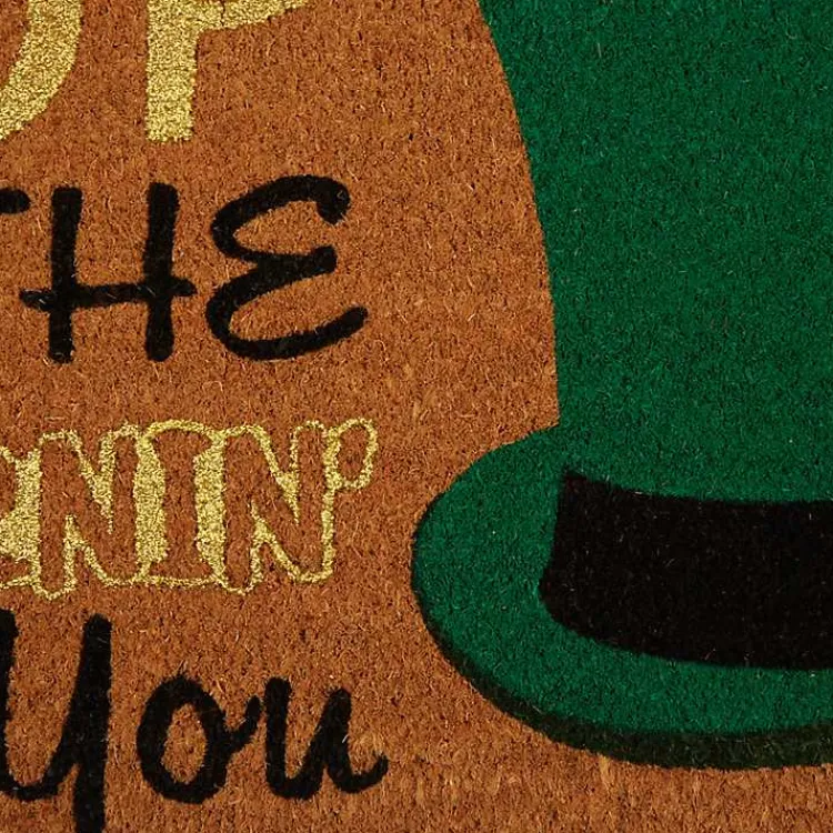St Patricks Day Decorations>Kirklands Home Top O' the Morning to You Doormat