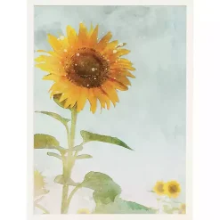 Kirklands Home Towering Sunflower Framed Art Print New