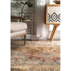 Kirklands Home Traditional Doreen Medallion Area Rug, 8x11 Discount
