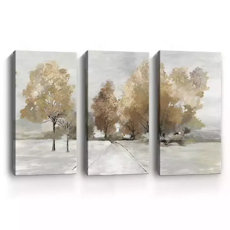 Kirklands Home Trail Under The Trees Canvas Art Prints, Set of 3 Best