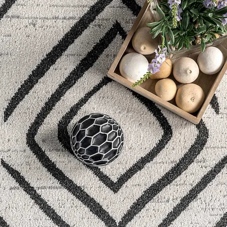 Kirklands Home Transitional Moroccan Washable Runner Hot
