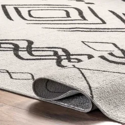 Kirklands Home Transitional Moroccan Washable Area Rug, 4x6 Best