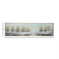 Kirklands Home Tree Line Landscape Framed Canvas Art Print