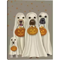 Halloween>Kirklands Home Trick or Treat Dogs Canvas Art Print