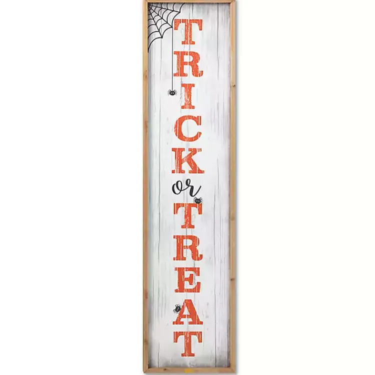 Halloween>Kirklands Home Trick or Treat Halloween Porch Board