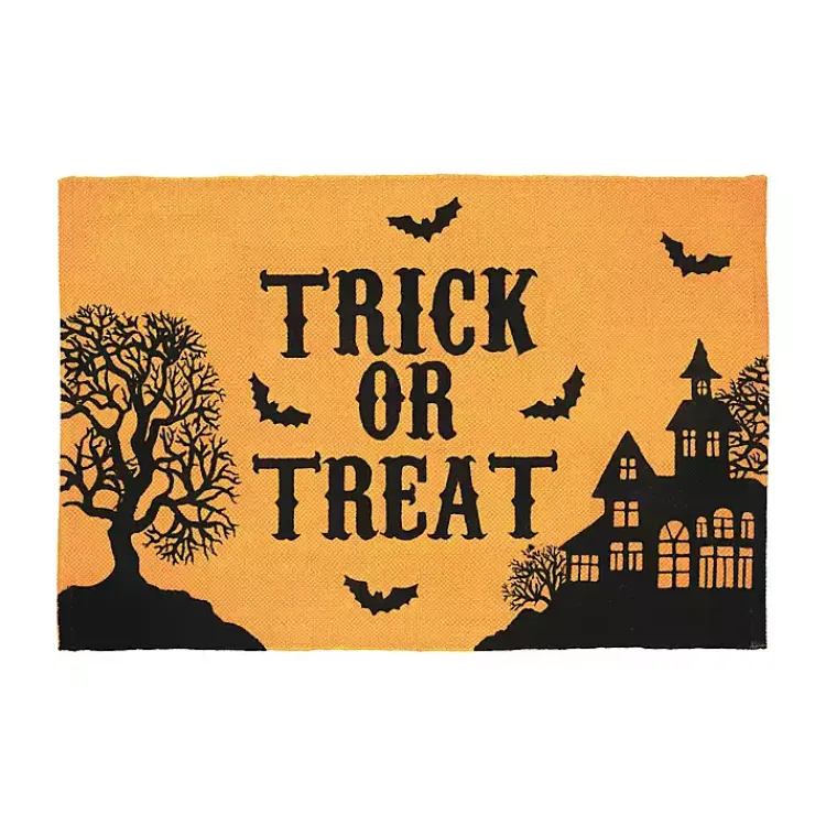 Halloween>Kirklands Home Trick or Treat Halloween Accent Rug