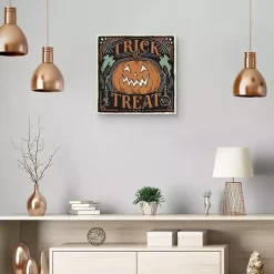 Halloween>Kirklands Home Trick or Treat Jack O' Lantern Canvas Art Print