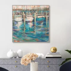 Kirklands Home Trio Light Framed Canvas Art Print Sale
