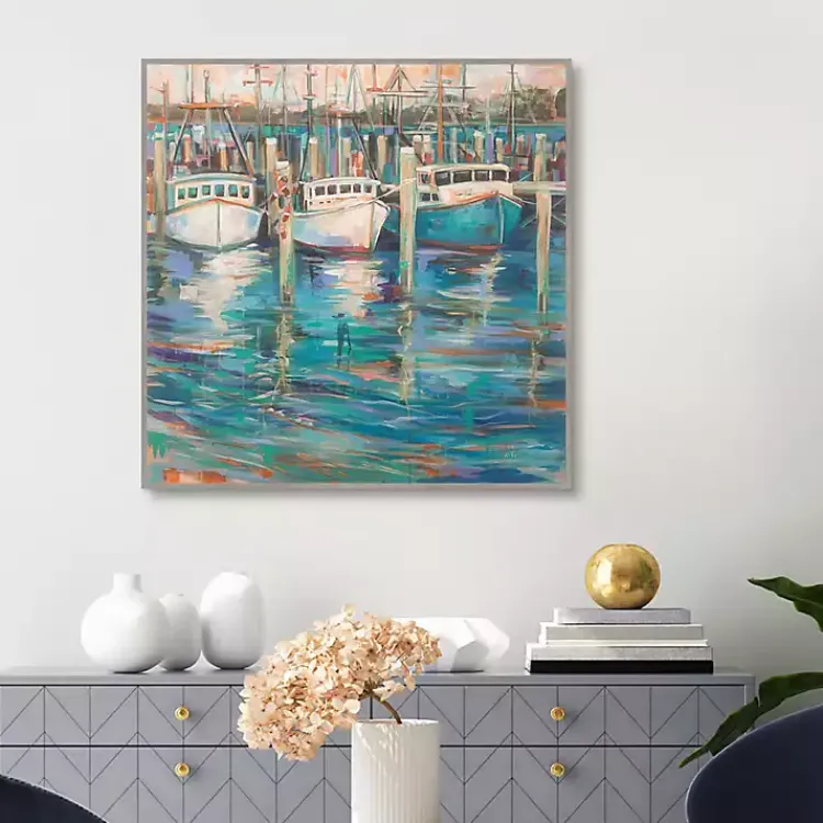 Kirklands Home Trio Light Framed Canvas Art Print Sale