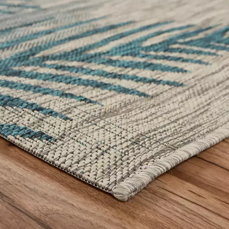 Kirklands Home Tropical Palms Captiva Outdoor Area Rug, 5x7 Sale