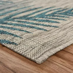 Kirklands Home Tropical Palms Captiva Outdoor Area Rug, 7x9 Discount