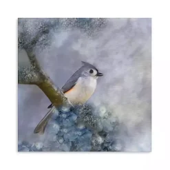 Kirklands Home Tufted Titmouse Bird Canvas Art Print Clearance