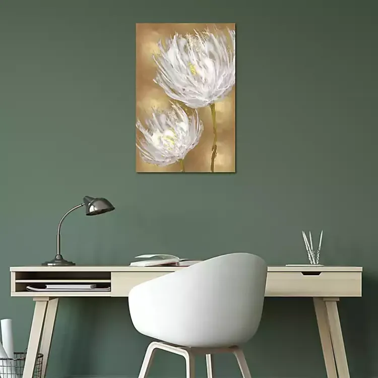 Kirklands Home Tulips on Gold Canvas Art Print Hot