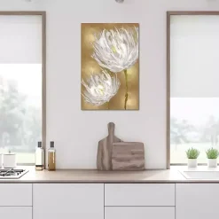 Kirklands Home Tulips on Gold Canvas Art Print Hot