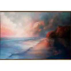 Kirklands Home Turbulent Beauty Framed Canvas Art Print Sale