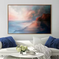 Kirklands Home Turbulent Beauty Framed Canvas Art Print Sale