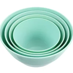 Kirklands Home Turquoise Martha Stewart 8-pc. Storage Bowls Blue Hot