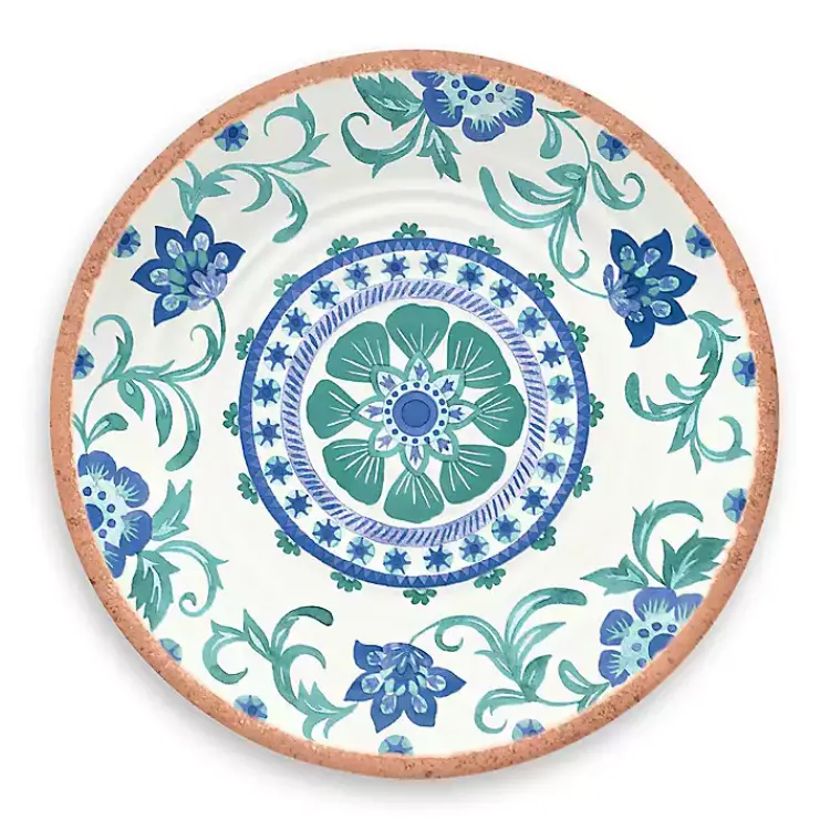 Kirklands Home Turquoise Melamine Rio Salad Plates, Set of 6 Hot