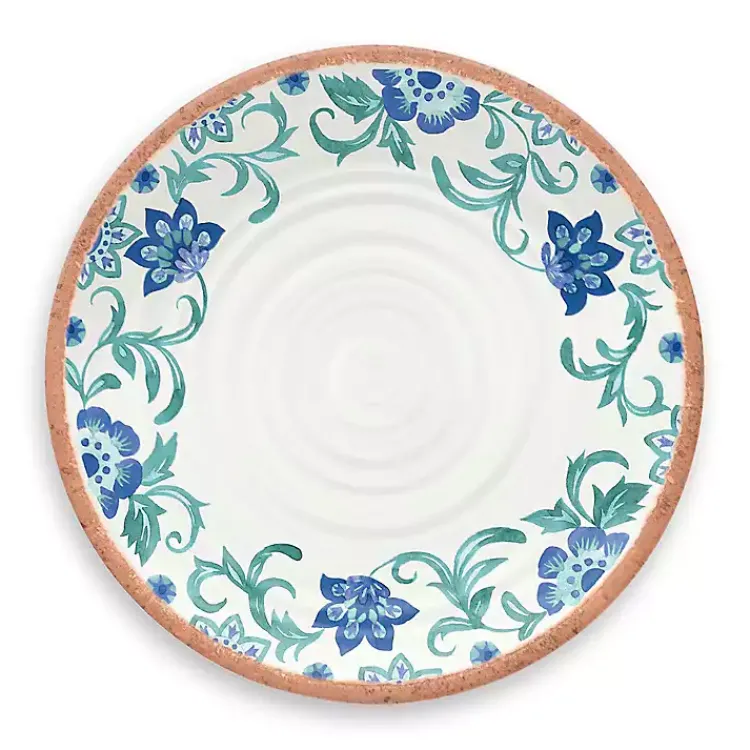 Kirklands Home Turquoise Rio Melamine Dinner Plates, Set of 6 Online