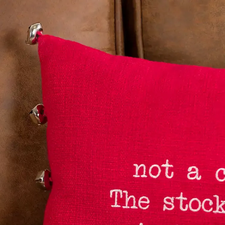 Pillows>Kirklands Home Twas the Night Before Christmas Lumbar Pillow Red