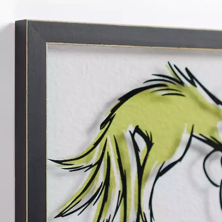 Christmas Art & Wall Decor>Kirklands Home Twas the Night Before Grinchmas Framed Wall Plaque