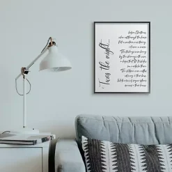 Christmas Art & Wall Decor>Kirklands Home Twas the Night Framed Wall Plaque