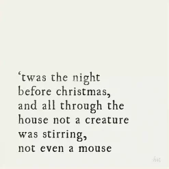 Christmas Art & Wall Decor>Kirklands Home Twas the Night Gold Framed Canvas Art Print White
