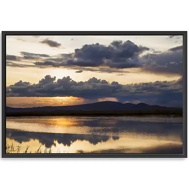 Kirklands Home Twilight Symphony Framed Giclee Canvas Art Print Clearance