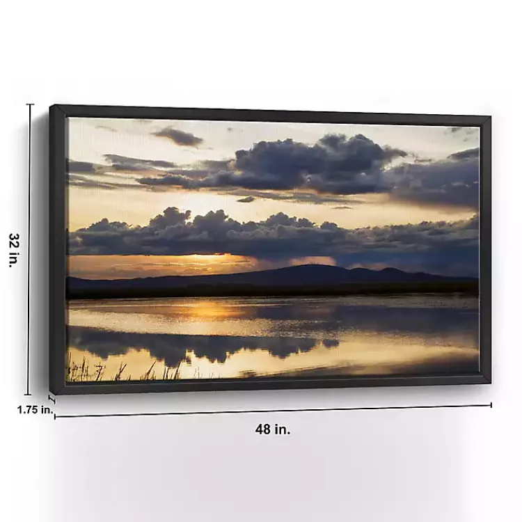 Kirklands Home Twilight Symphony Framed Giclee Canvas Art Print Clearance