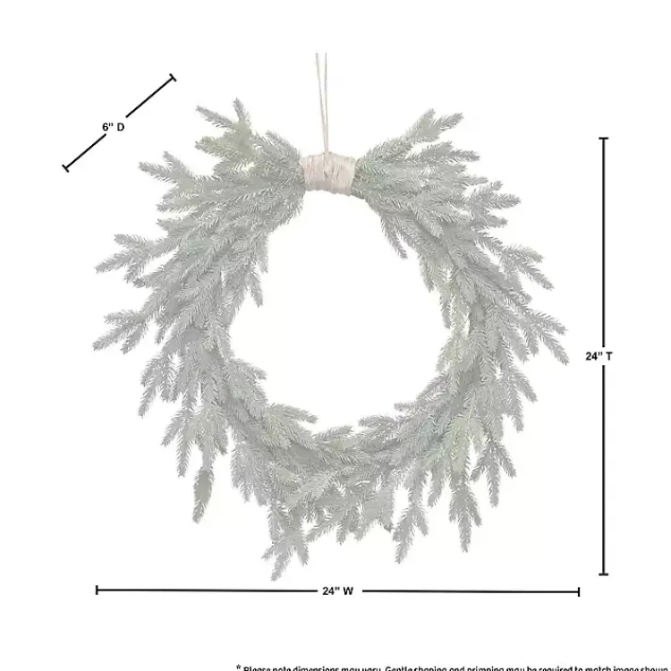Wreaths>Kirklands Home Twine Bound Fir Branch Wreath Green