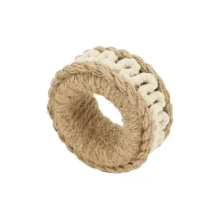 Kirklands Home Twisted Rope Napkin Rings, Set of 4 Hot