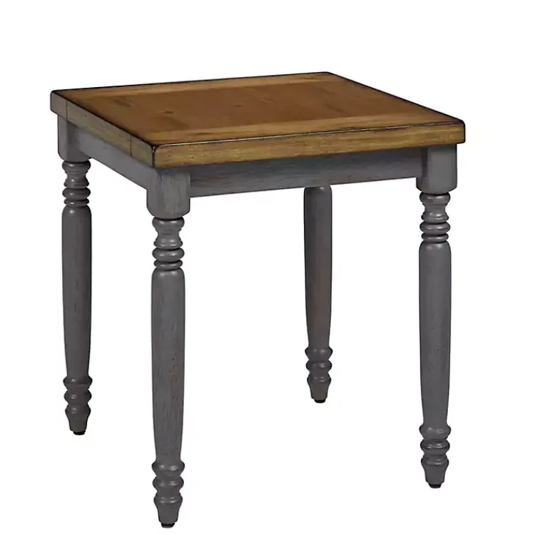 Kirklands Home Two Tone Coffee Table and End Tables, Set of 3 Gray New