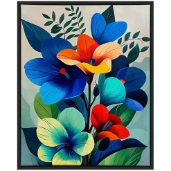 Kirklands Home Ultra Violet Blooms II Framed Canvas Art Print Sale