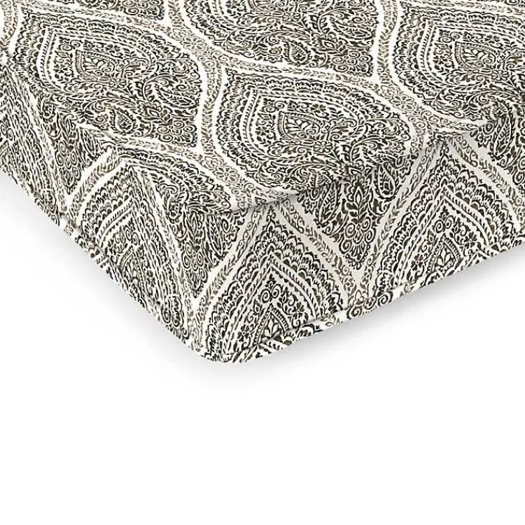 Kirklands Home Umber Medallion Outdoor Settee Cushion Brown Discount