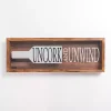 Kirklands Home Uncork and Unwind Cork Holder Wall Plaque Best