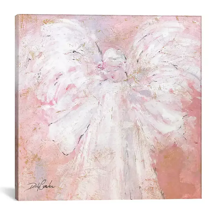 Kirklands Home Under My Wings Canvas Art Print Pink Outlet