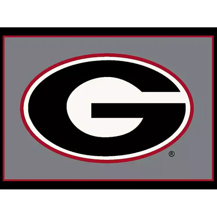 Kirklands Home University of Georgia Area Rug, 4x6 New