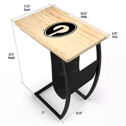 Kirklands Home University of Georgia Wood C-Table Tan Discount