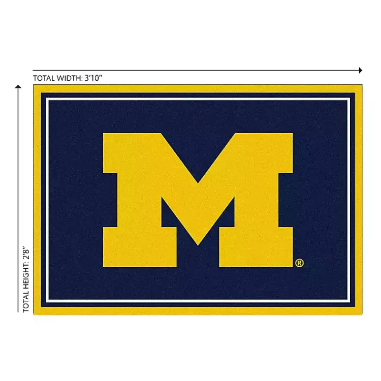Kirklands Home University of Michigan Area Rug, 3x4 Discount