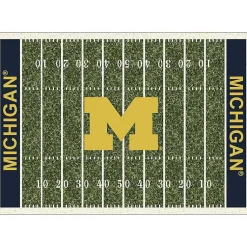 Kirklands Home University of Michigan Homefield Area Rug, 6x8 Best