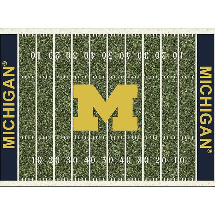 Kirklands Home University of Michigan Homefield Area Rug, 6x8 Best