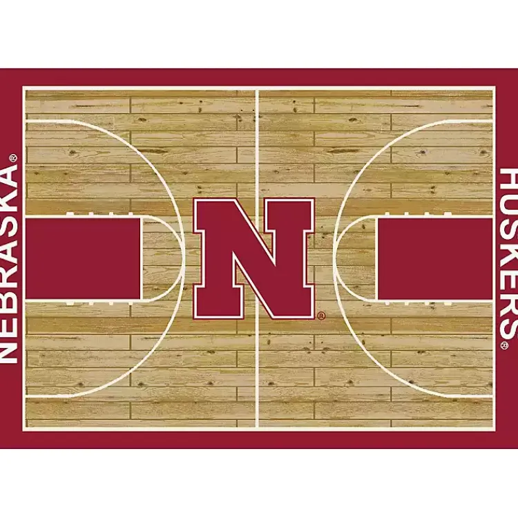 Kirklands Home University of Nebraska Courtside Area Rug, 4x6
