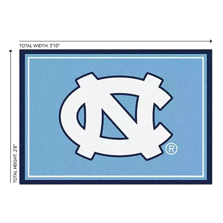 Kirklands Home University of North Carolina Area Rug, 3x4 Blue New