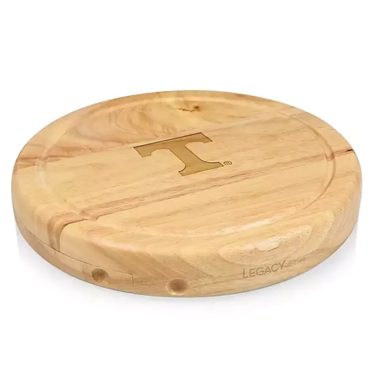 Kirklands Home University of Tennessee Cheese Board and Tool Set Tan Hot